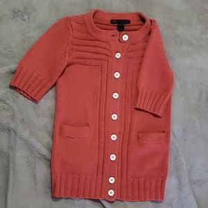 Marc by Marc Jacob's orange cardigan sweater